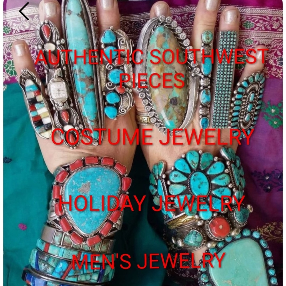 TURQUOISE JEWELRY COSTUME JEWELRY HOLIDAY & MEN'S JEWELRY🩵🩵🩵🩵🩵🩵🩵🩵🩵🩵🩵
